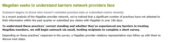 Magellan wants attestations